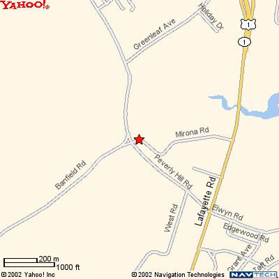 Location of Ben's Auto Body!
